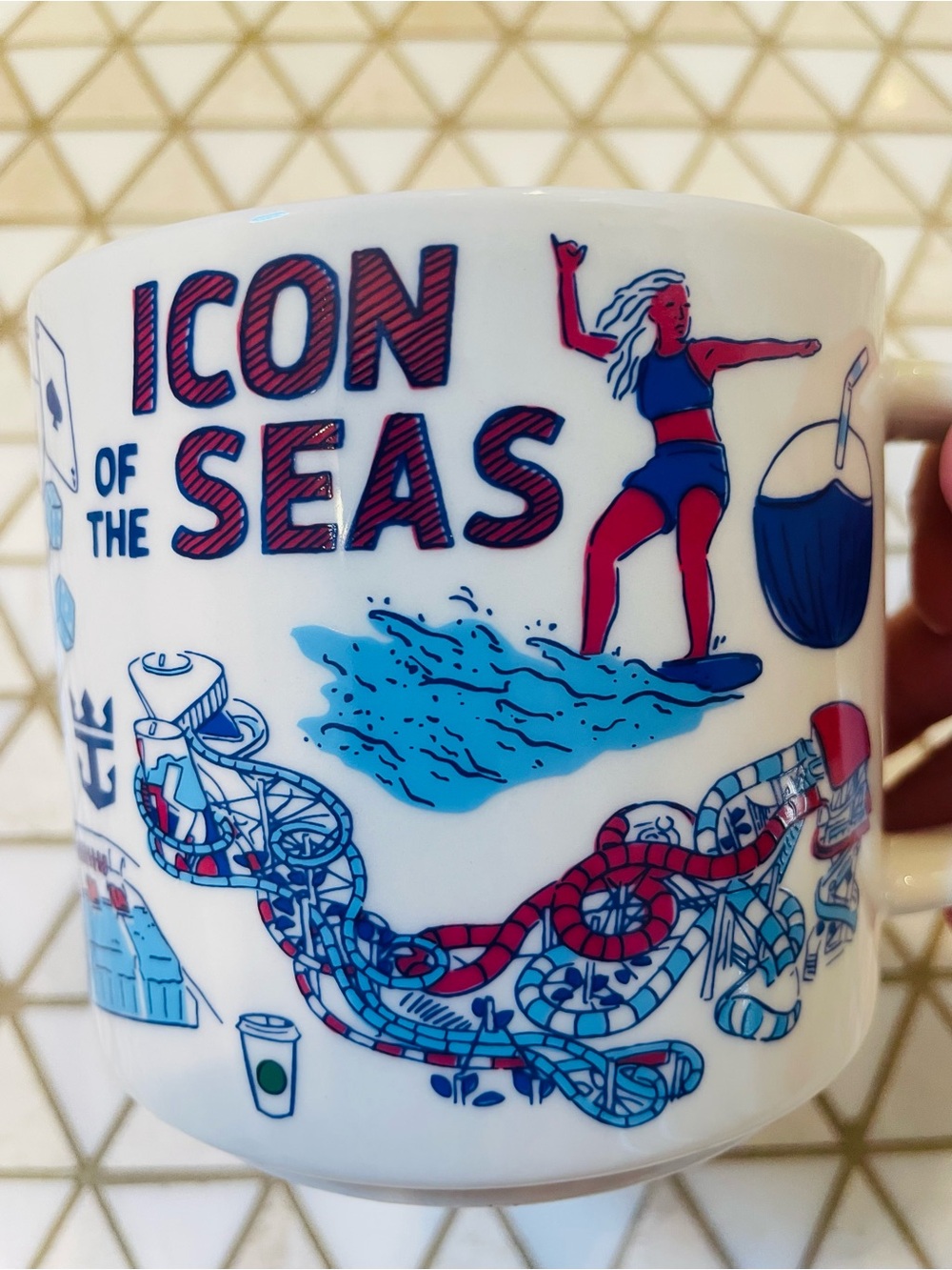 Starbucks Mug Icon of the Seas Been There Series Royal Caribbean Cruise 2023 - Picture 3 of 7